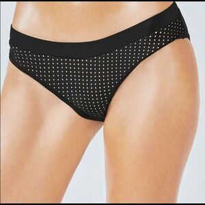 𝅺NWT Fabletics Valentina Black Bikini Bottom XS